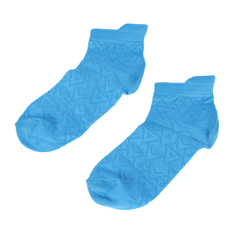Dames superzachte microfiber nylon argyle laag uitgesneden sneaker sokken