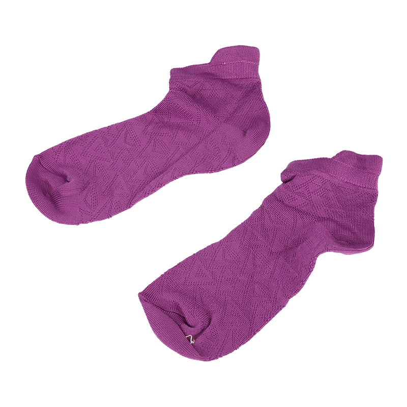 dames superzacht microfiber nylon bloemenpatroon laag uitgesneden sneaker enkelsokken