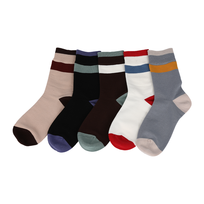Groothandel of op maat gemaakte casual herensokken met mooi patroon