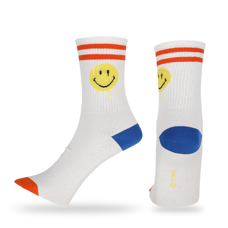 Mannen mode smiley emoji gezichten patroon kwart casual sokken, gemaakt van hoogwaardig katoen, dus sokken zijn zacht, comfortabel, duurzaam, ademend en warm.