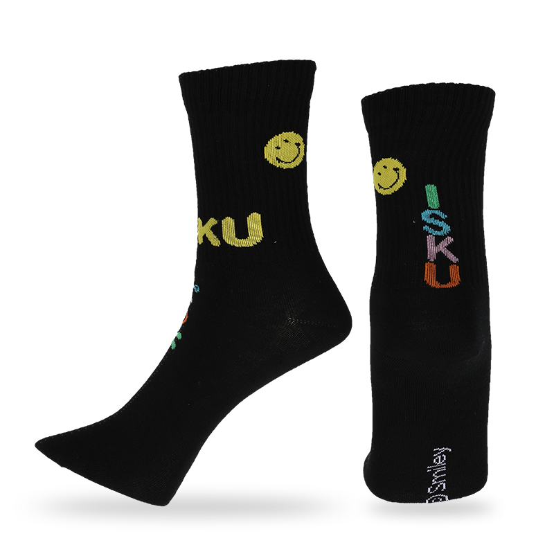 Mannen mode smiley emoji gezichten patroon kwart casual sokken, gemaakt van hoogwaardig katoen, dus sokken zijn zacht, comfortabel, duurzaam, ademend en warm.