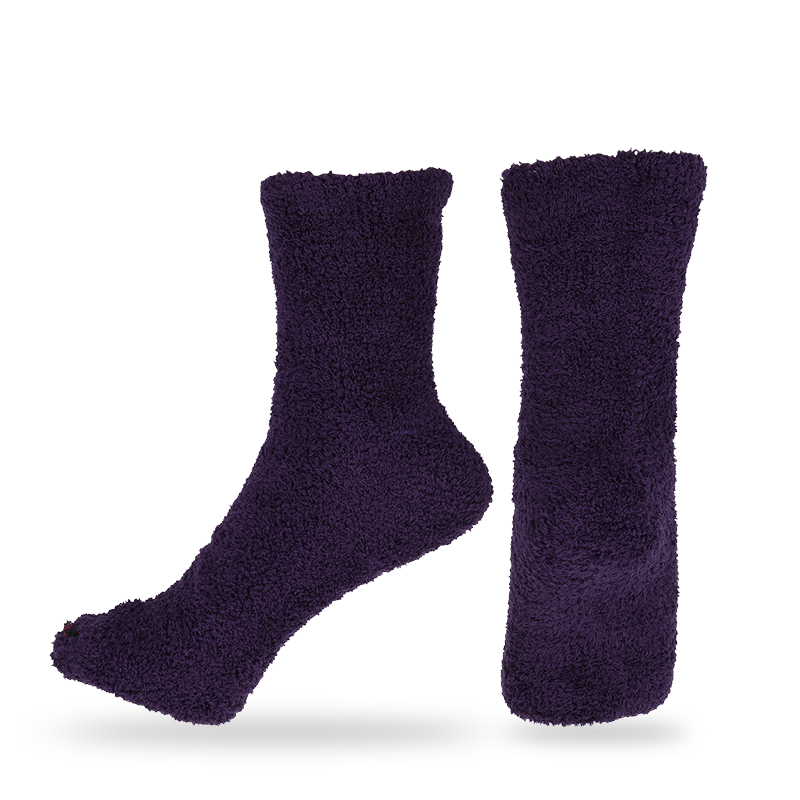Aangepaste superzachte verengaren low-gauge winter thermische warme fuzzy indoor vloersokken
