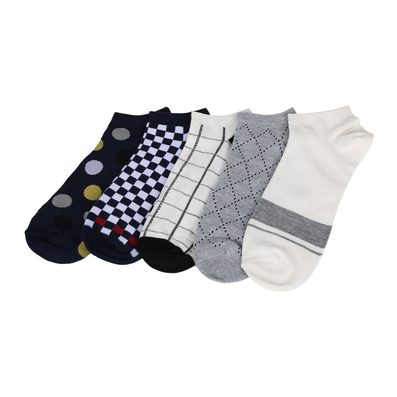 Klassieke anti-wrijving duurzame enkelsneakersokken van katoen voor heren voor de Japanse markt