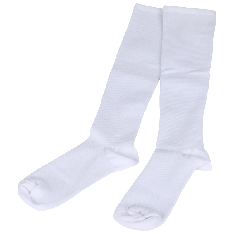 Klassieke effen varices druk compressie gezonde comfortabele kous tijdens het reizen vliegen, staand werken, bergbeklimmen wellness kniekous sokken